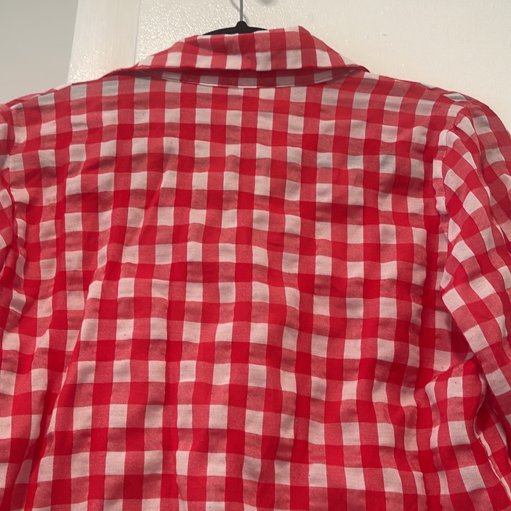 Gingham button down - image 11